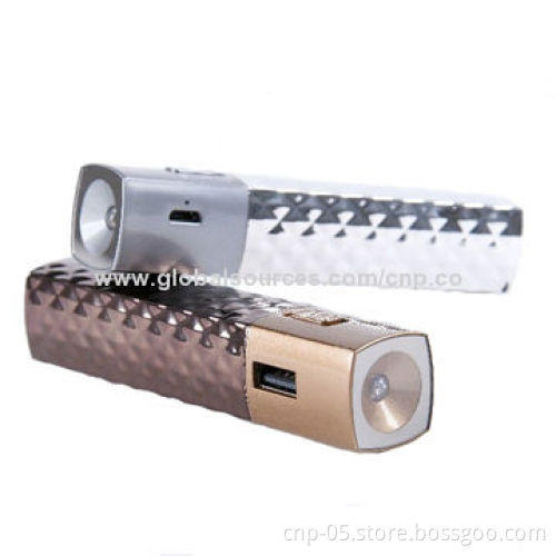 Power bank for mobile phone, mini pretty 2,200mAh, 18,650 battery for charging your phone
